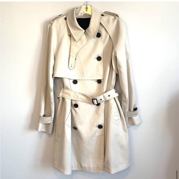 Convertible coach trench/ sleeveless dress/ cape - Picture 10 of 16